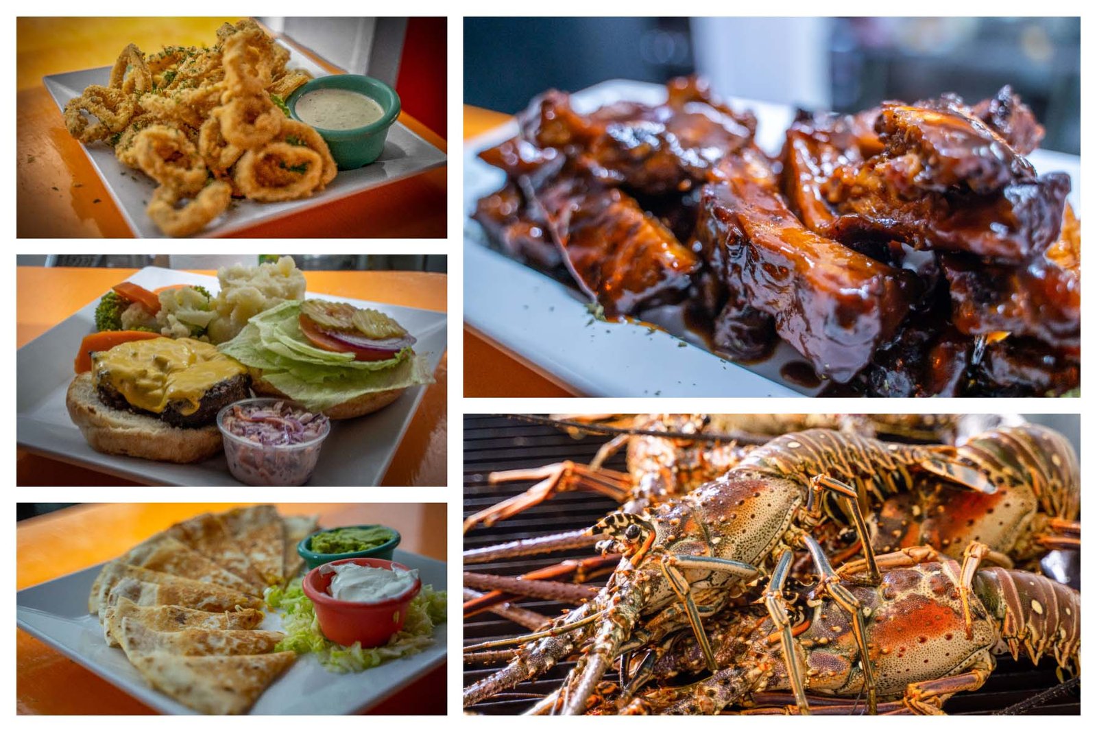 SNOOPY’S FOOD SMALL SNOOPY'S Food Simpson Bay - Colorful Caribbean Hang-out, Karaoke, Caribbean / South America comfort Food, Ribs, Chicken, Lobster, Snacks.