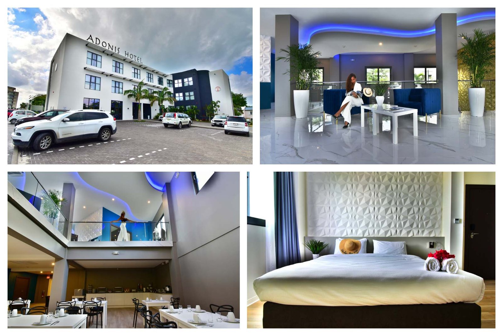 Adonis Hotel - Location Cupecoy | Business & Leisure Hotel stay. Next to American University.
