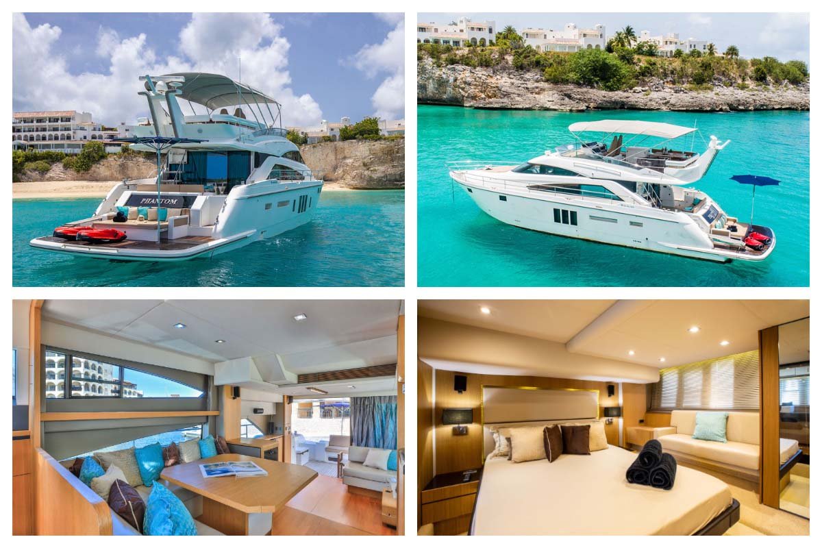Fairline 63 FT Yacht charter - Alquile un yate por el día (Phantom)