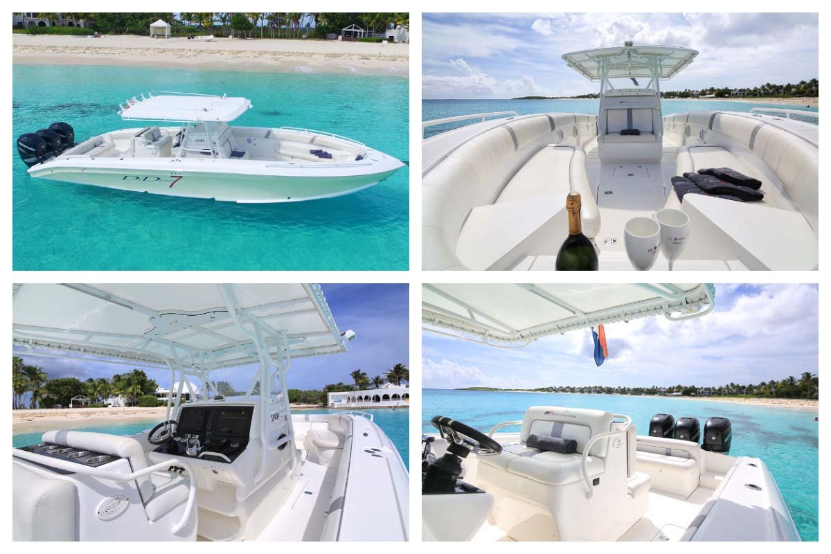 Midnight Express 39 FT - Lancha motora con consola central: lujo, clase, velocidad y comodidad