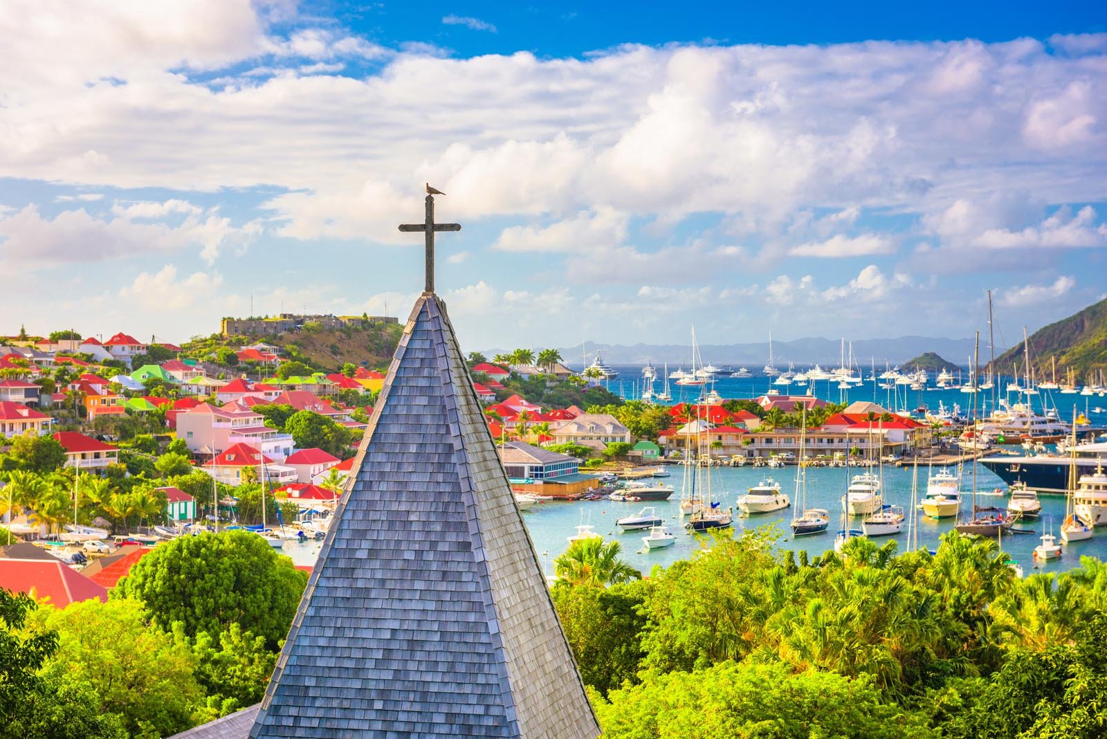 Gustavia, St. Barths Church – Capital of Saint Barts, Visiting from St. Martin Gustavia, St. Barths Church - Capital of Saint Barts, Visiting from St. Martin