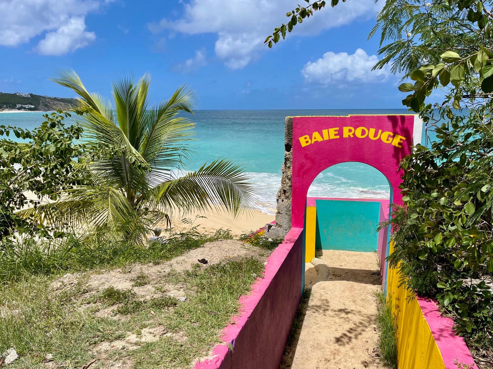Baie Rouge – Red Bay Baie Rouge - Red Bay in Lowlands - Terres Basses, the softest sand in St Martin