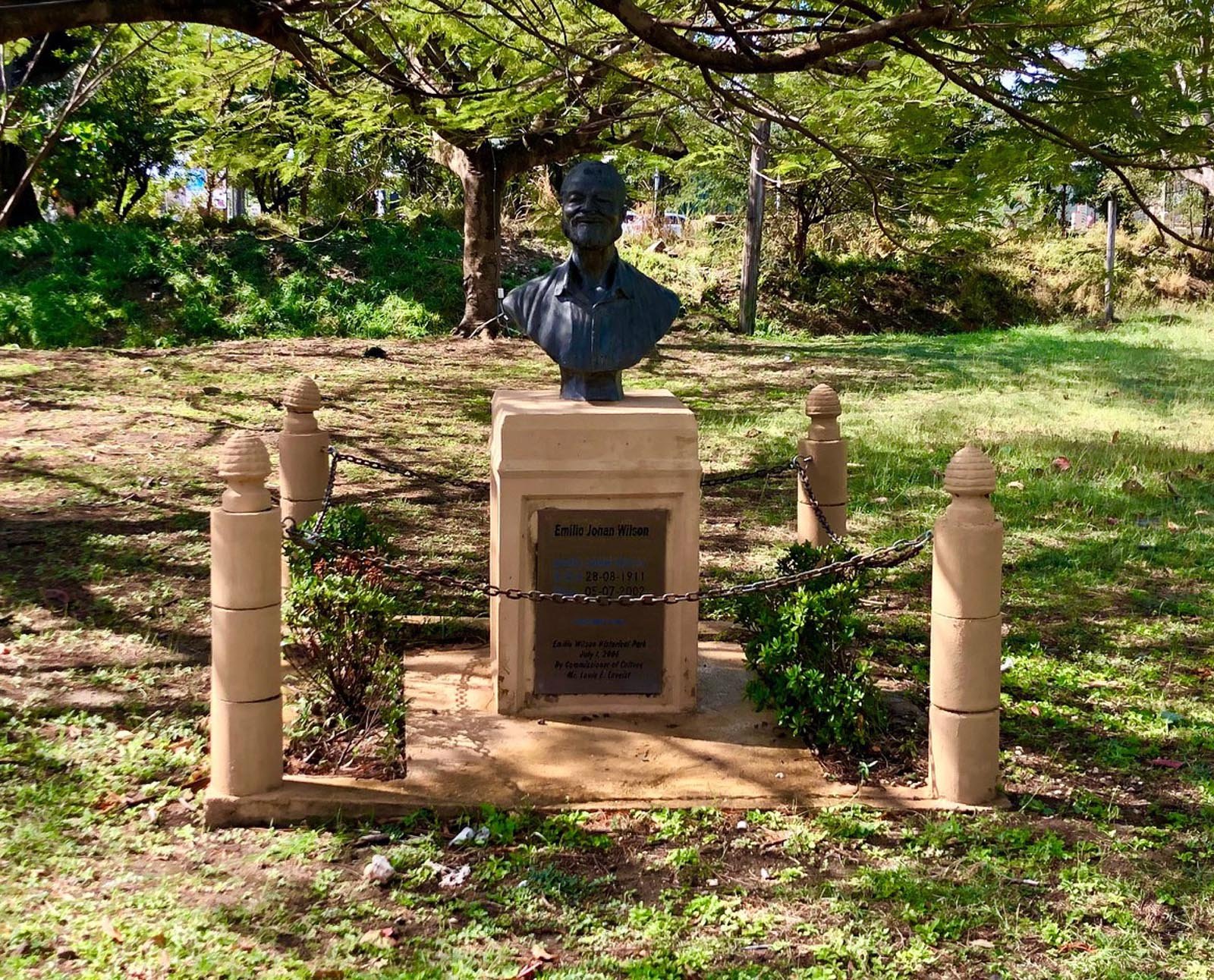 “Discover the Cultural Legacy at Emilio Wilson Park: A Statue Celebrating Rich Heritage” Emilio Wilson Park Statue - Emilio Wilson died at age 90 - Historical and Cultural Foundation