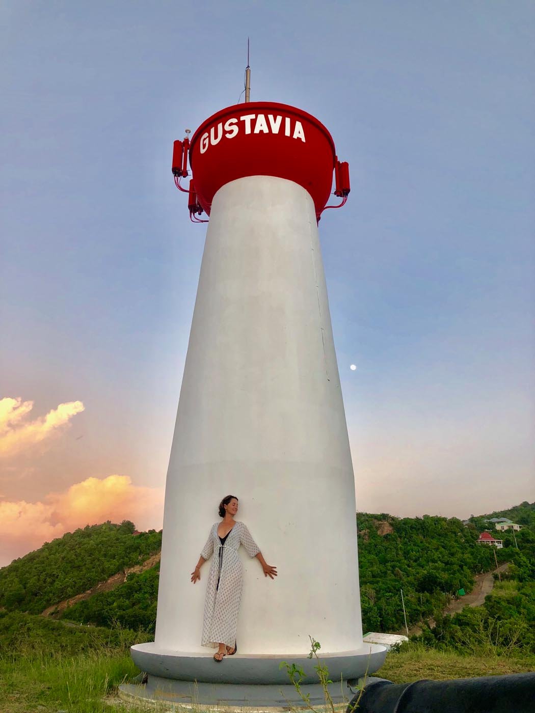 De vuurtoren van Gustavia