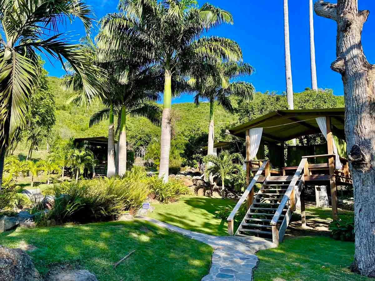 “Immerse yourself in the serene ambiance of Loterie Farm in Pic Paradis and take a refreshing dip in the crystal-clear spring fed swimming pool.” Loterie Farm in Pic Paradis - Spring Fed Swimmingpool