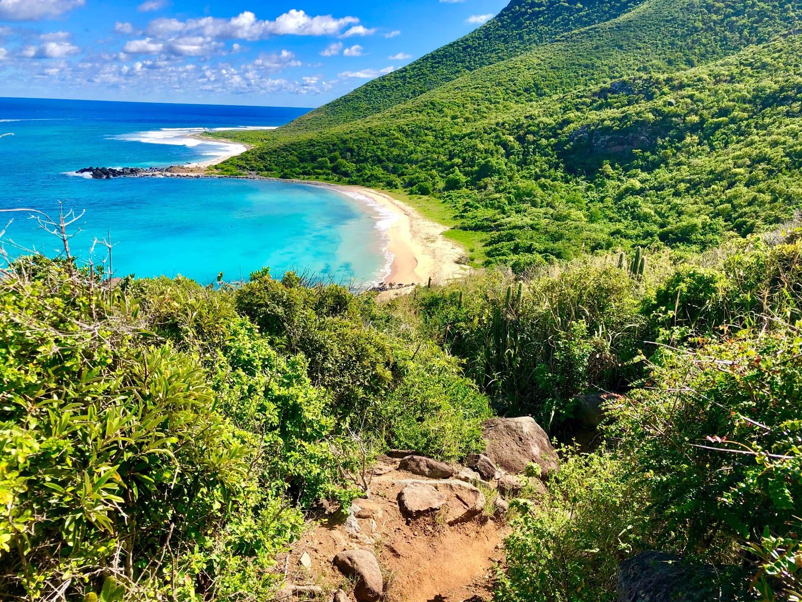 Wilderness Beach – 2 hour hike Wilderness Beach - Secluded Beach reachable by a 2 hour sporty hike from Anse Marcel to the French side dump