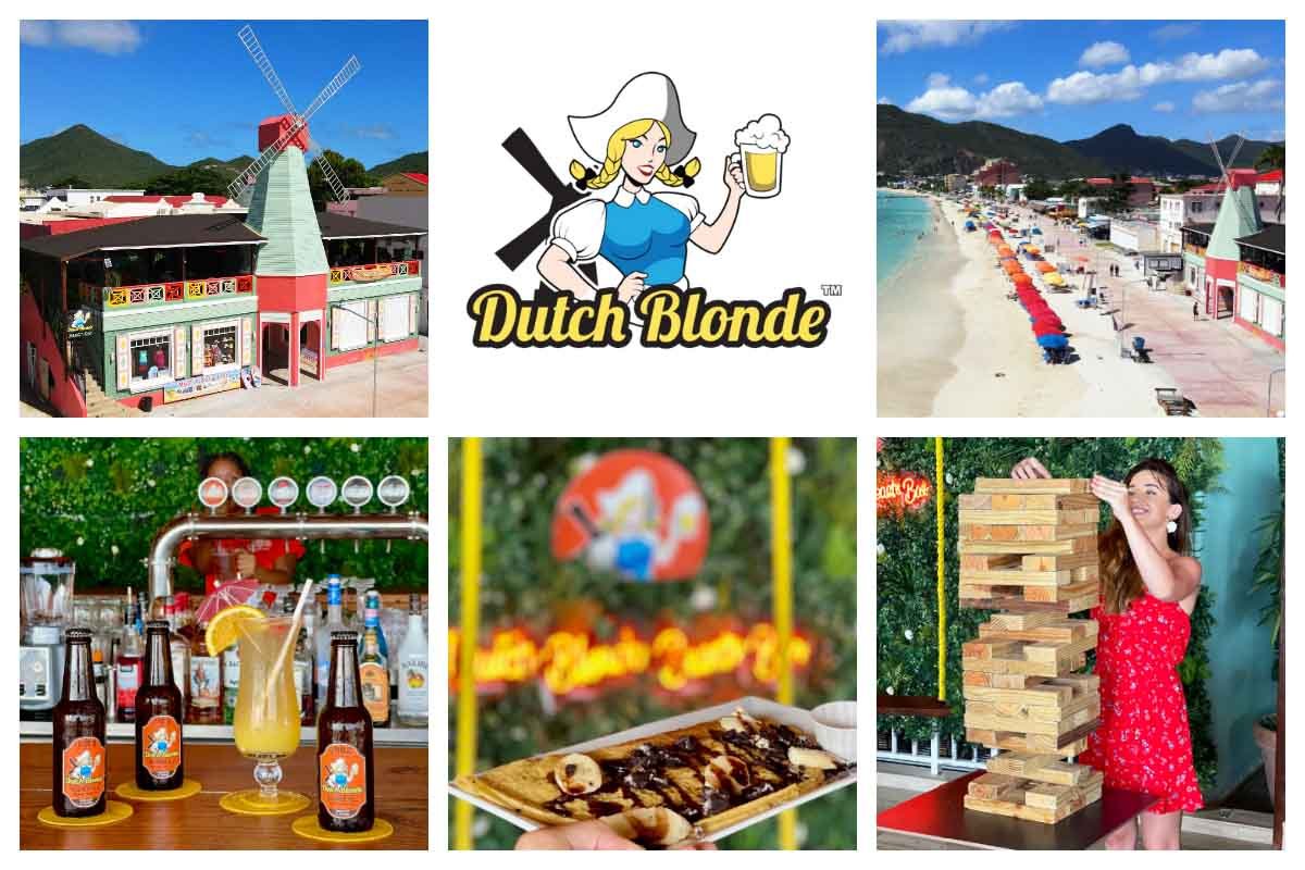 Dutch Blonde Beach Bar - Dutch Pancake House, Windmill and Beergarden on the Boardwalk Philipsburg I