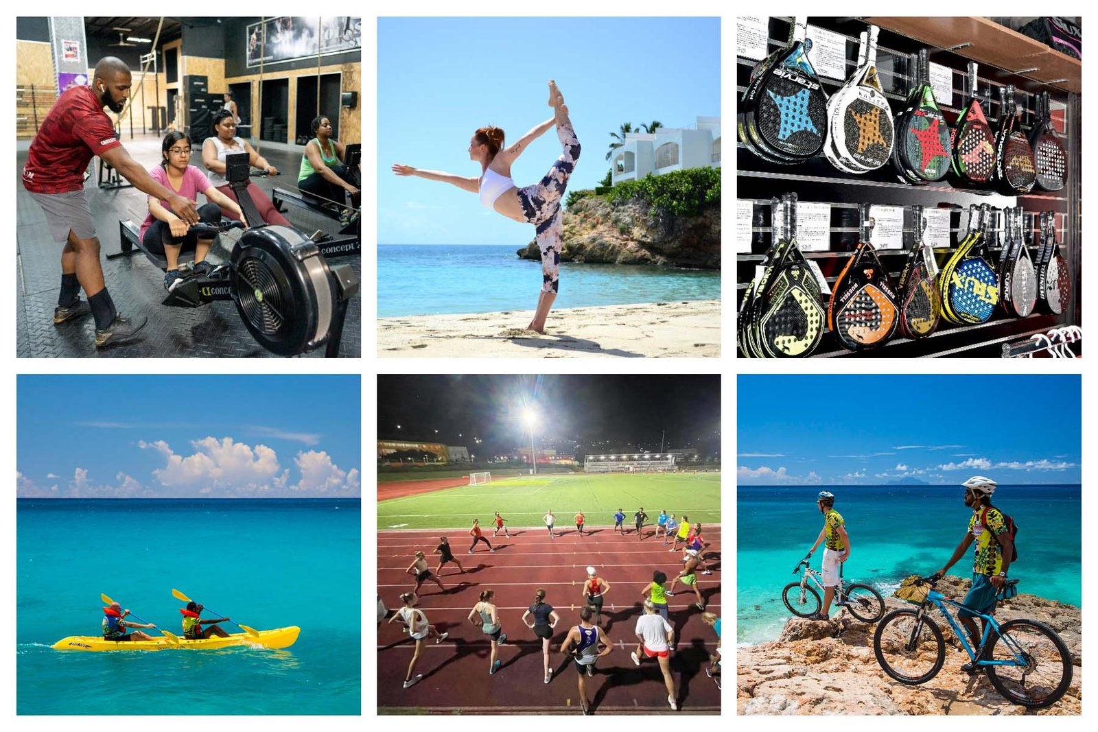 Sport în St Maarten - St Martin - CrossFit, Yoga, Pilates, Padel, Alergare, Drumeții, Ciclism, Caiac, Triatlon