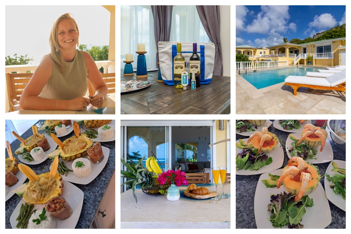 Welcome packages, breakfast service, private chef, all can be arranged with Sacha Vliegen IDR Villas and Apartments in Simpson Bay, Pelican, Cole Bay, Maho - Service is key