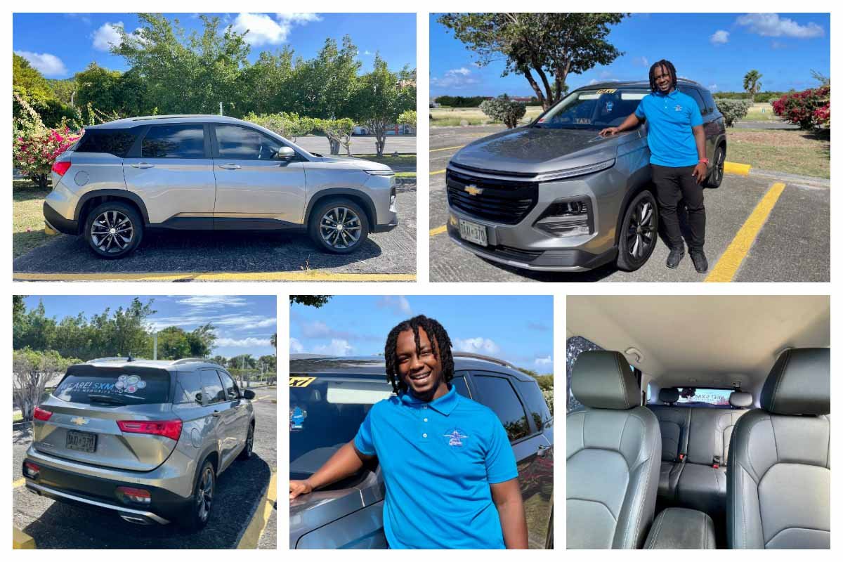Xavier 27 Taxi – Chevrolet Captiva 2022 – Luxury VIP Taxi Service in SXM – Book Now Xavier (27) - Taxi 370 - Chevrolet Captiva 2022 - Luxury Taxi, VIP Transport, Private Chauffeur