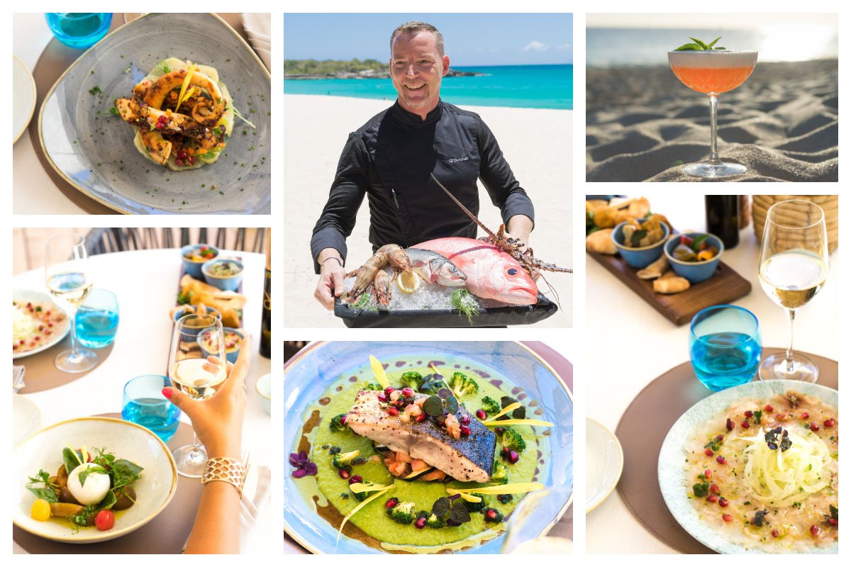 “Geniet van het beste van verse zeevruchten en geperste sapcocktails bij Kalatua" Kalatua - Chef Gil, uitgebalanceerd menu met veel verse visgerechten - Geperste sapcocktails