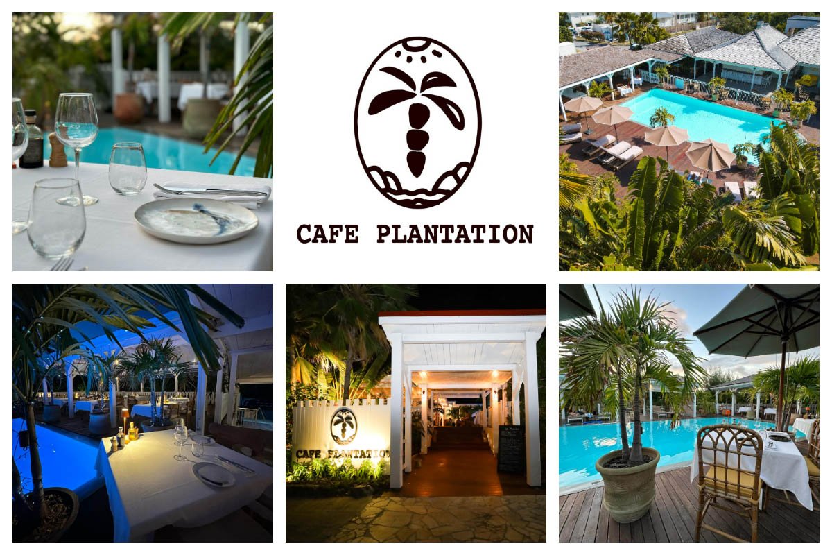 “Indulge in Poolside Delights at Café Plantation in Orient Bay | Exquisite Dining Experience” Café Plantation in Orient Bay - Swimming pool - Poolside Breakfast, Lunch and Dinner