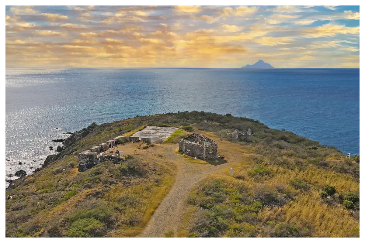 Fort Amsterdam in Philipsburg – Overlooking Great Bay and Saba Fort Amsterdam in Philipsburg - Overlooking Great Bay and Saba