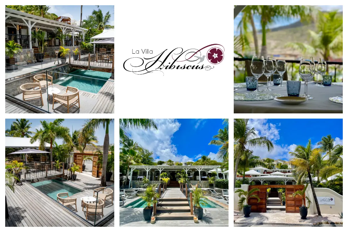 “La Villa Hibiscus in Mont Vernon: A Michelin-Star Culinary Destination in SXM” La Villa Hibiscus - Pic Paradis - Peak View, Ocean view, Villa Dinner, Top-Class Dining on St. Maarten - St. Martin - SXM