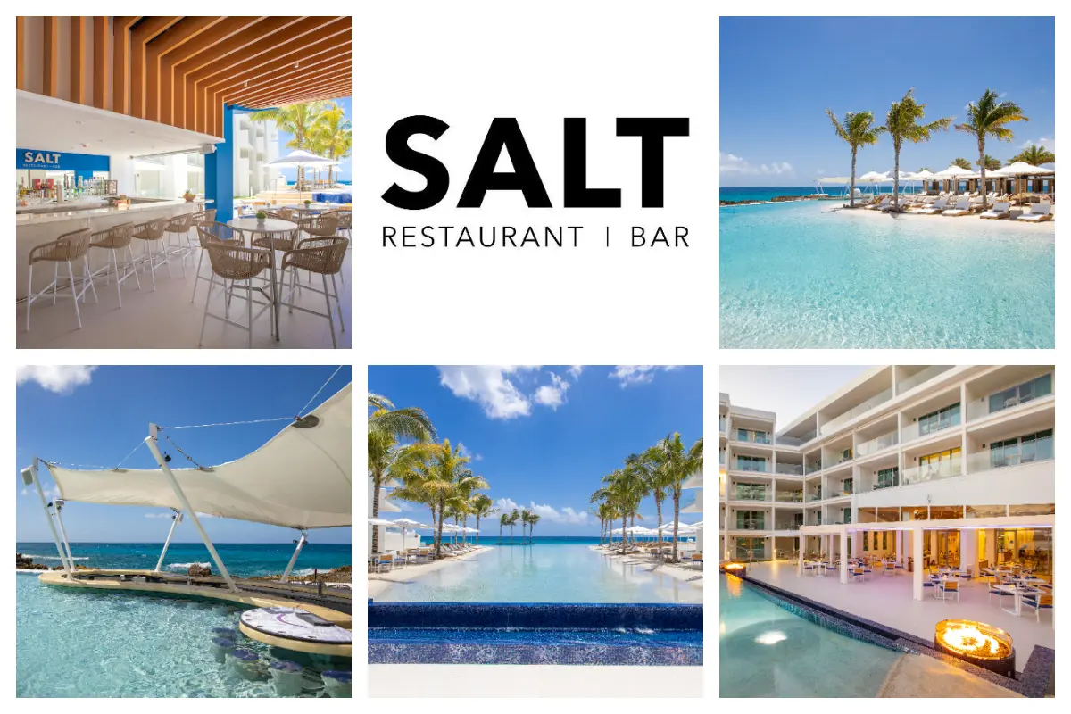“SALT Restaurant & Pool Bar at Morgan Resort: A Fusion of Casual Elegance and Poolside Bliss” SALT Restaurant and Pool Bar inside Morgan Resort - Walk-in infinity Pool, Casual Chic Restaurant