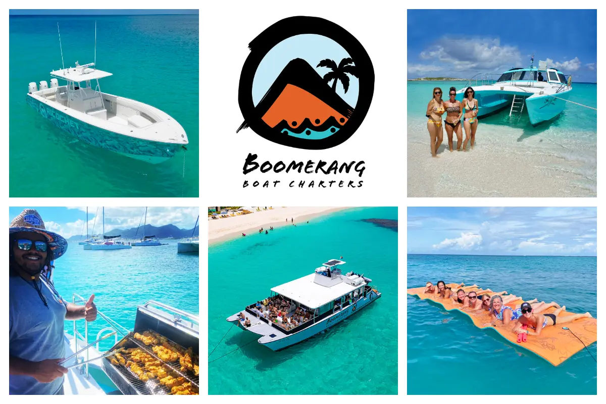 "Experience Ultimate Fun on Boomerang Power Catamaran with Top-Shelf Drinks and BBQ"