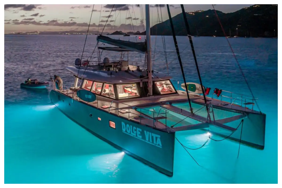 Dolce Vita 62FT Luxury Catamaran for Week Charters – High-end Charters ST Barths, Anguilla, SXM Sunreef 62 - Luxury Catamaran - Caribbean Week Charter, 4 Cabins, St. Barths, St. Martin, BVI