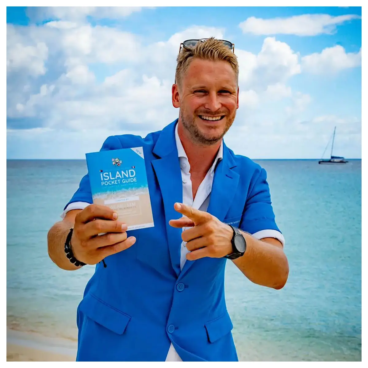 Roy van Zutphen, founder of We Are! SXM, sharing his journey of building a tourism platform in St. Maarten – St. Martin.