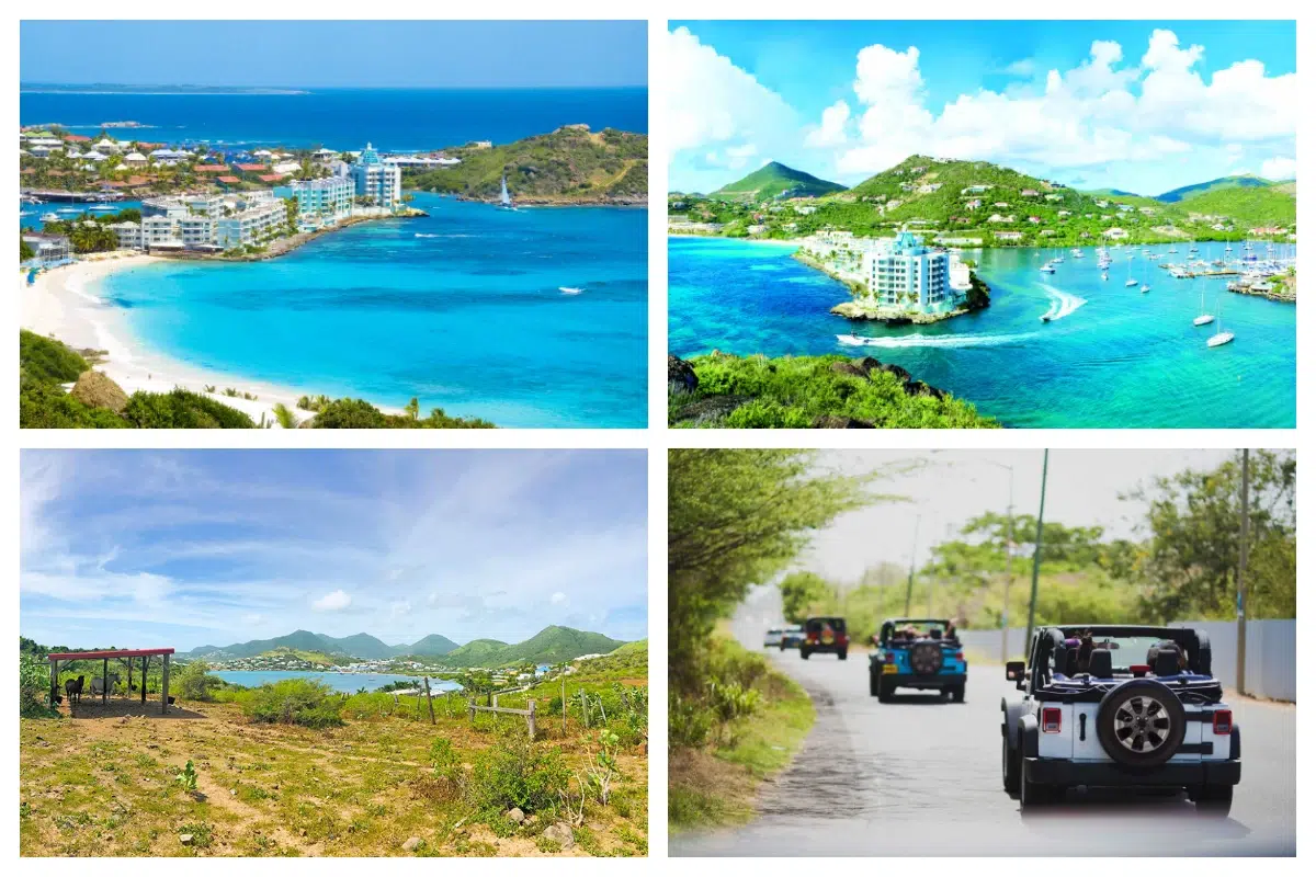 Oyster Bay – Oyster Pond, East coast of St Maarten & Saint Martin – Border, Nature, View St Barths Oyster Bay - Oyster Pond, East coast of St Maarten & Saint Martin - Border, Nature, View St Barths