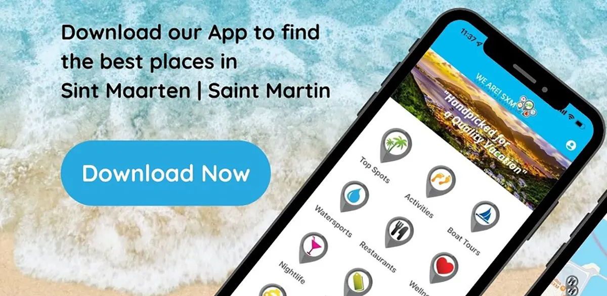 Android and iPhone Featured image – Best St Maarten, St Martin App, SXM St. Maarten App, St. Martin App, We Are SXM Application.