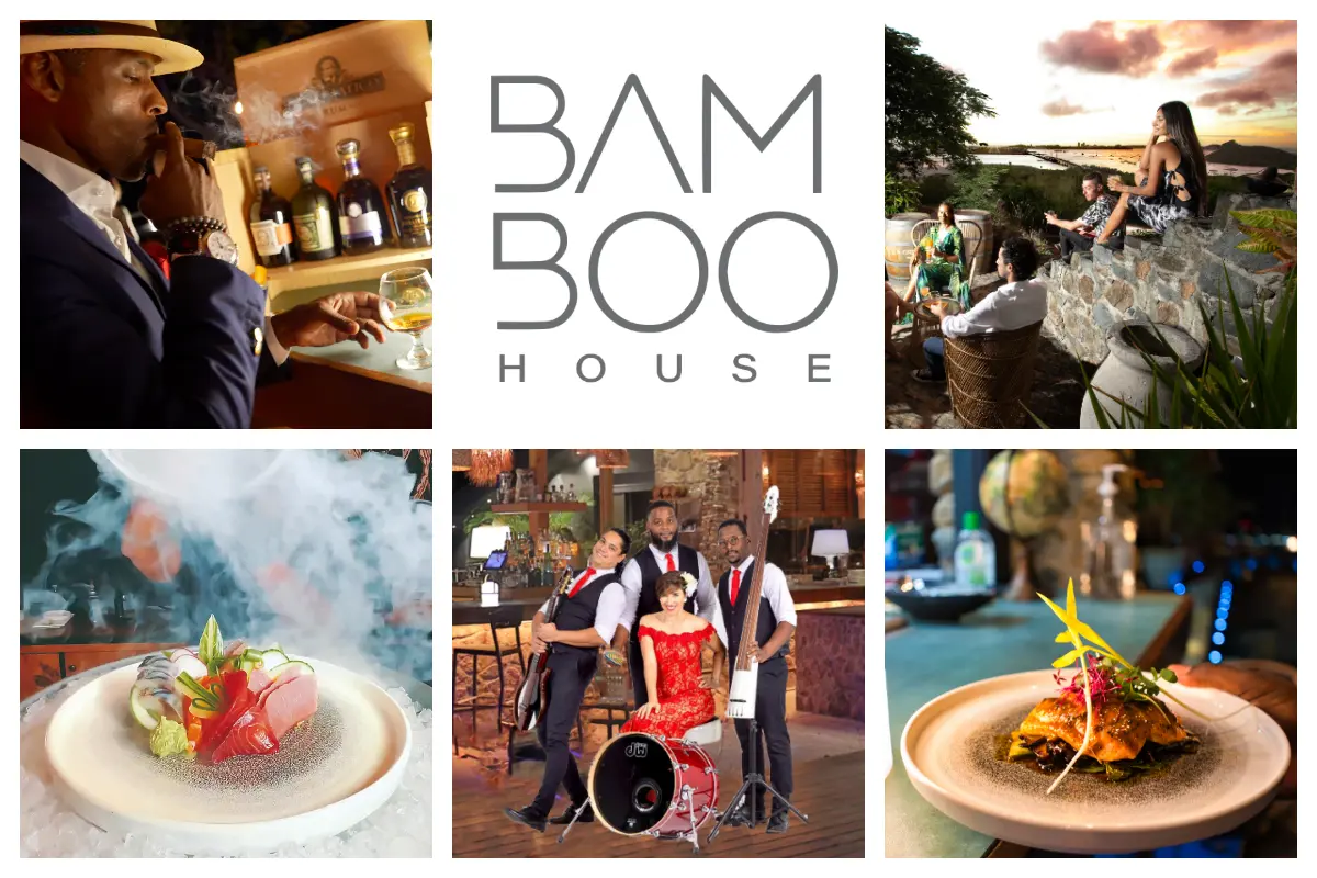 Bamboo House in Cole Bay - Restored 19th Century Sugar Mill - Best Restaurant in Simpson Bay I
