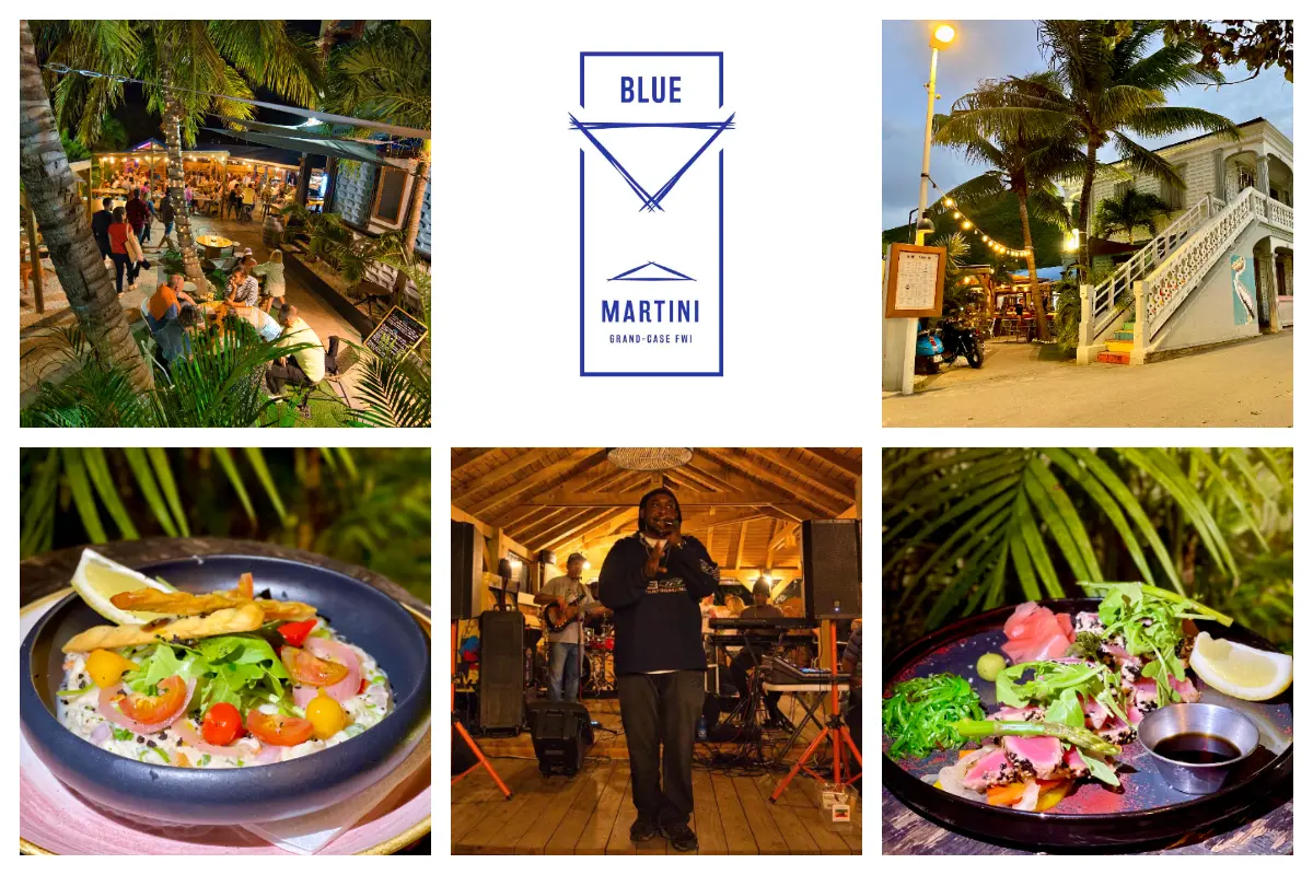 Blue Martini - Grand Case, French European Restaurant - Fresh Fish, Steak, Burgers, Modern Cuisine