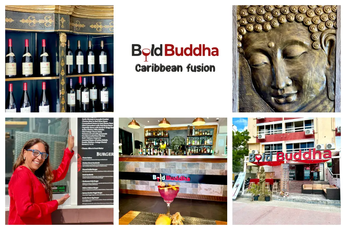 Bold Buddha Caribbean Fusion Restaurant in Philipsburg, Indoor AC and Outdoor Oceanview Seating Bold Buddha Caribbean Fusion Restaurant in Philipsburg, Indoor AC and Outdoor Oceanview Seating