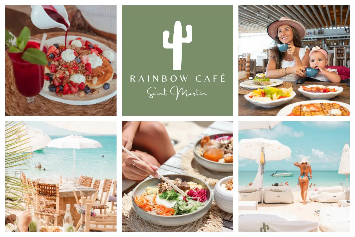 Rainbow Café Елегантан бар и ресторан на плажи у Гранд Цасе-у - Беацх Цхиц, Бали Стиле И