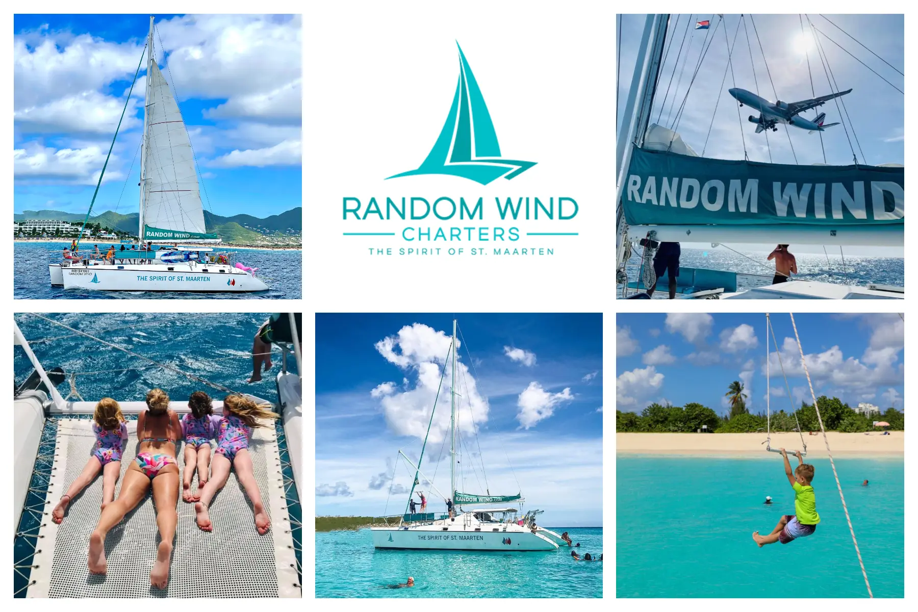 Random Wind Charters - Great Family Charter with a Tarzan Swing and Fun Water Toys