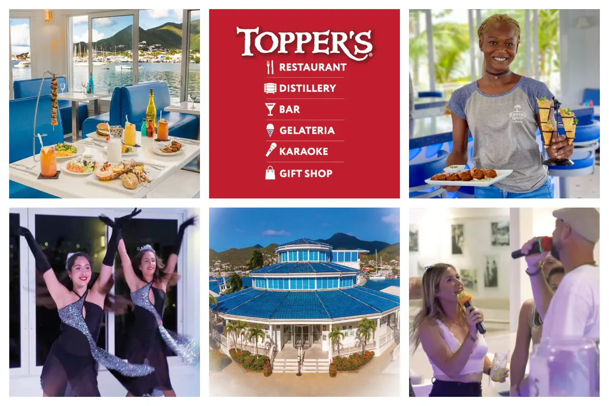 Toppers Restaurant & Bar in Simpson Bay - Nightly Karaoke and Dinner dance show