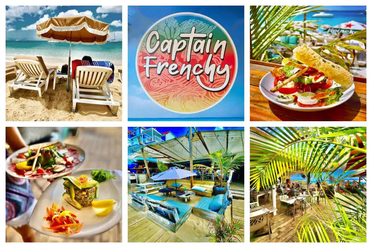 Captain Frenchy's - tengerparti bár és étterem Grand Case, alkalmi elegáns, helyi rum, karibi hangulat, homár