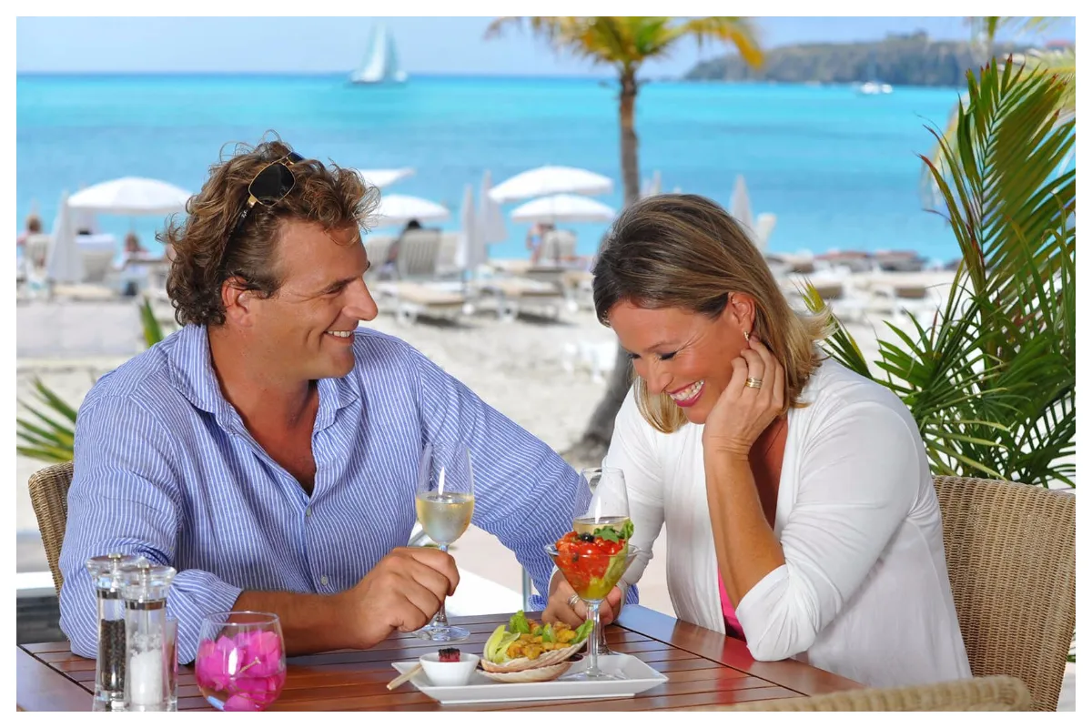 Lounge Holland house beach house - st Maarten- Wine