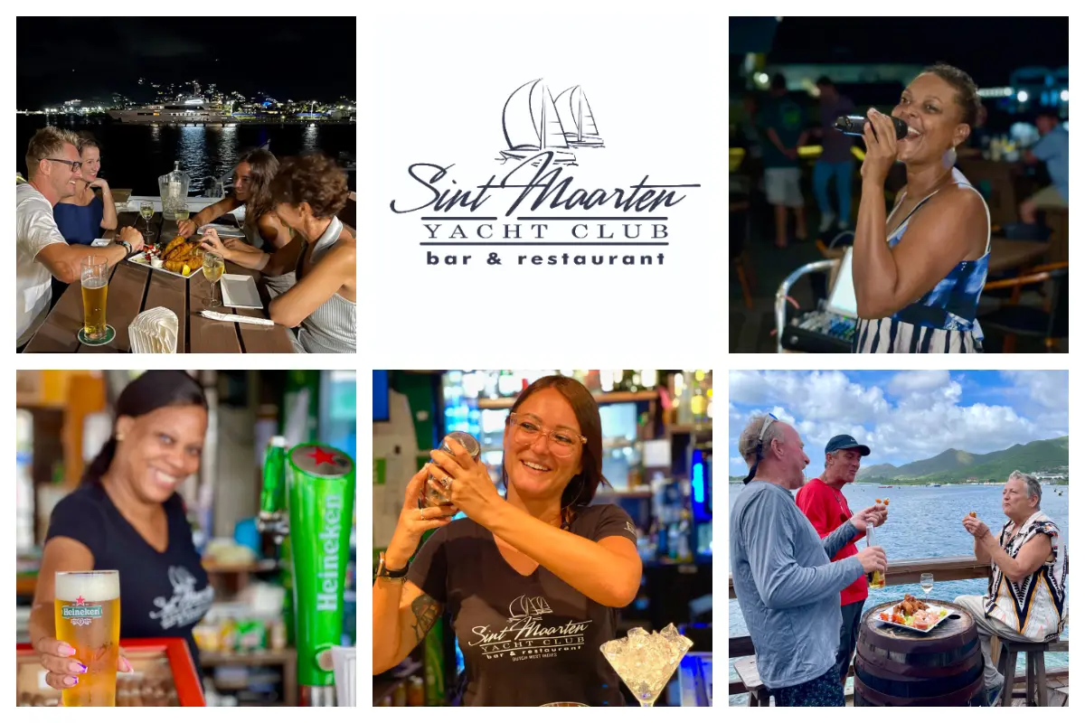 Sint Maarten Yacht Club Dinner Night, Comfort Food, Casual Dinner, Great price, Live Music S