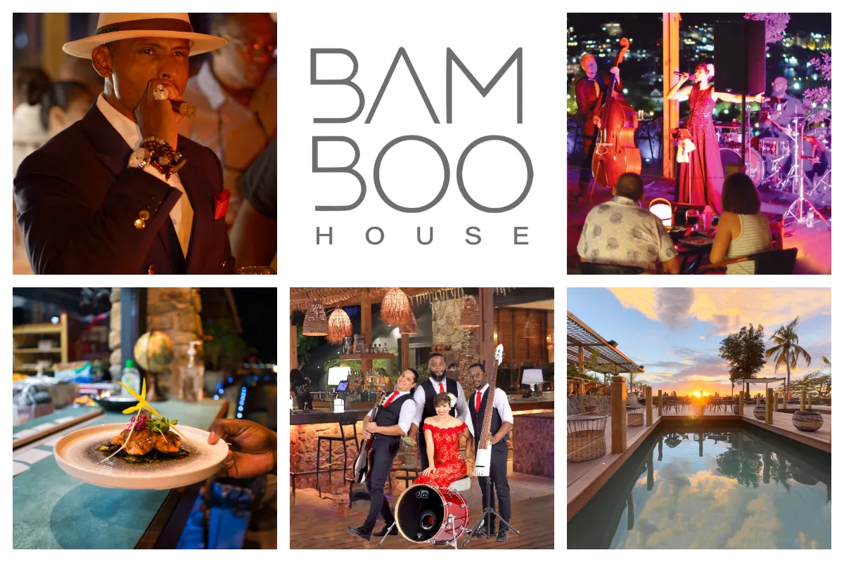 Bamboo House in Cole Bay - Restored 19th Century Sugar Mill - Best Restaurant in Simpson Bay intro