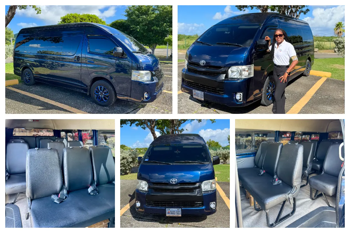 Dianne Arrindell Taxi 523 – Toyata Hiace with 15 Passengers speaking English, Dutch, Papiamentu, Spanish Miss Rosi Taxi 158 - Hyundai H1 - 11 Seater, Group transport