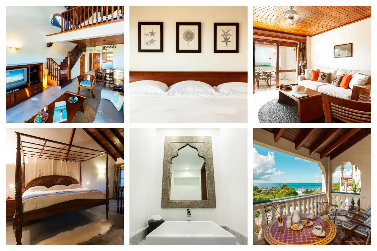 L'Esplanade Mediterranean style Boutique Hotel - Elegant Rooms, Sustainable Furniture, Handmade Mozaic details.