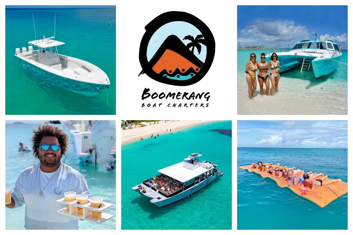 Boomerang Charter - Fun Catamaran trip/tour St. Martin-St. Maarten-Anguilla-St. Barths-including food and drinks!