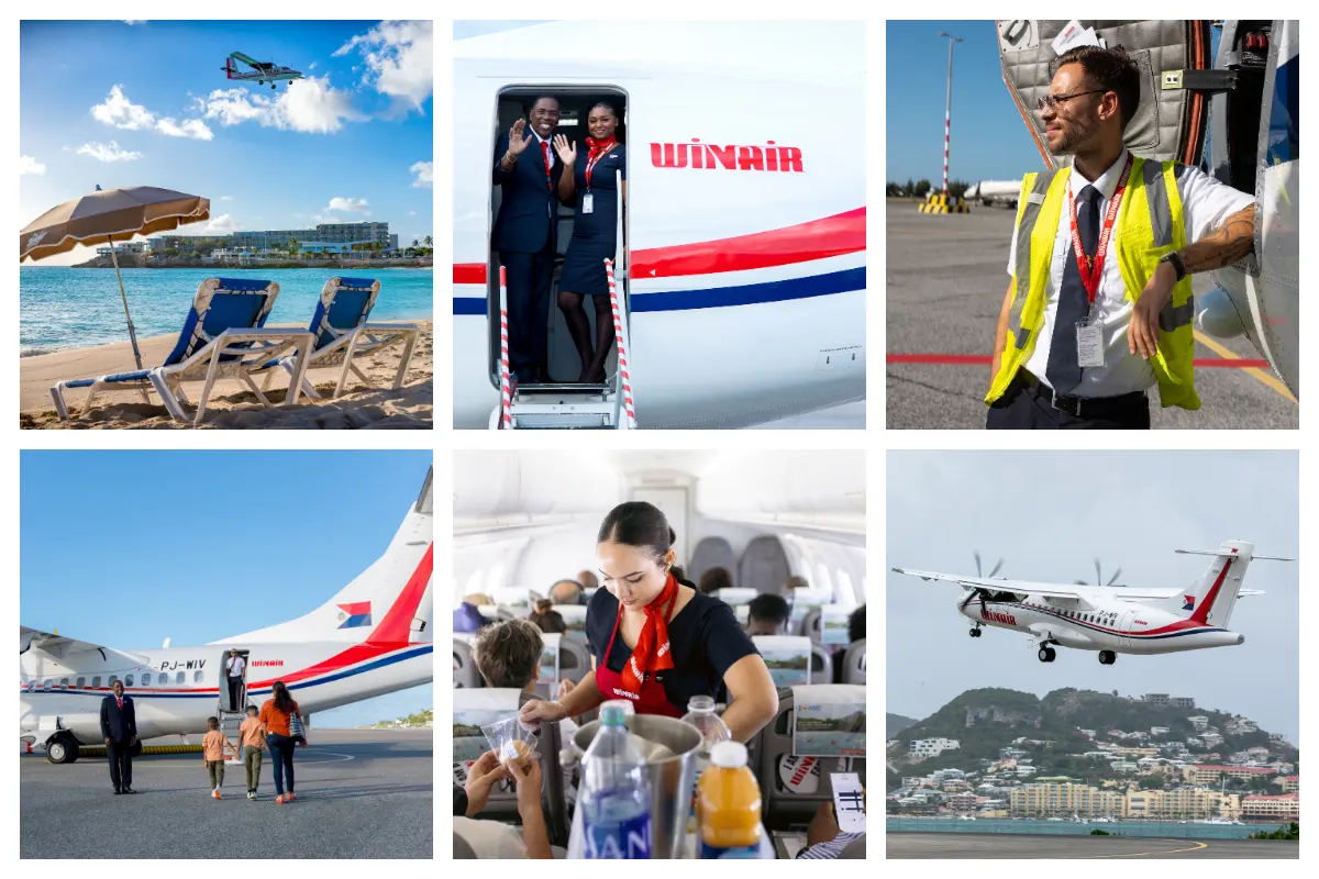 Winair 航空 - Sint Maarten的骄傲！安全环游加勒比海岛屿的航空公司