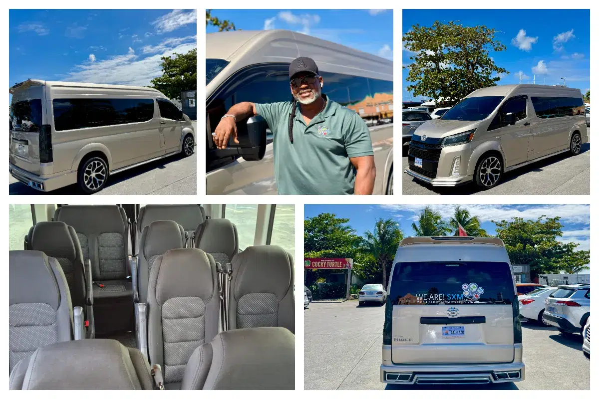 André – Taxi 97 – Toyota Hiace, Soundsystem, Screen, Paradise Cab – VIP Driver, Bodyguard André - Taxi 97 - Toyota Hiace, Soundsystem, Screen, Paradise Cab - VIP Driver, Bodyguard