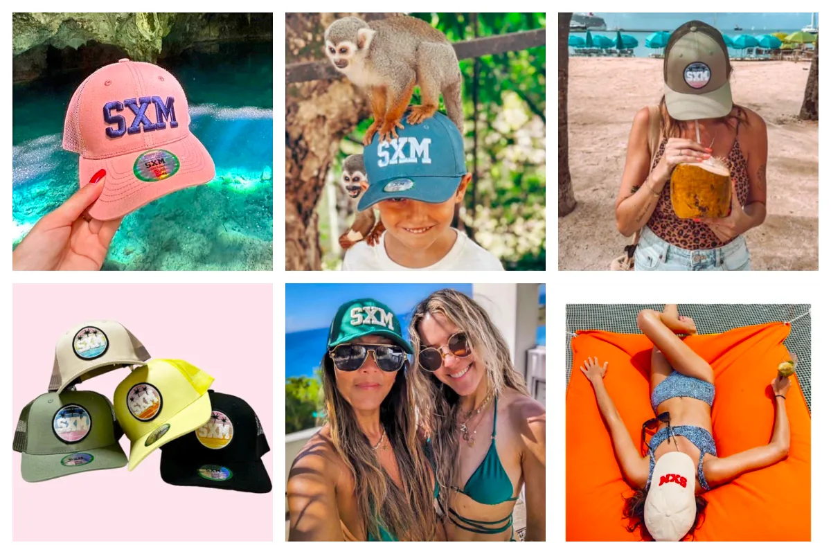 SXM Cap Project – Island Caps in various colors for men, women, and children, supporting reforestation efforts in St. Martin