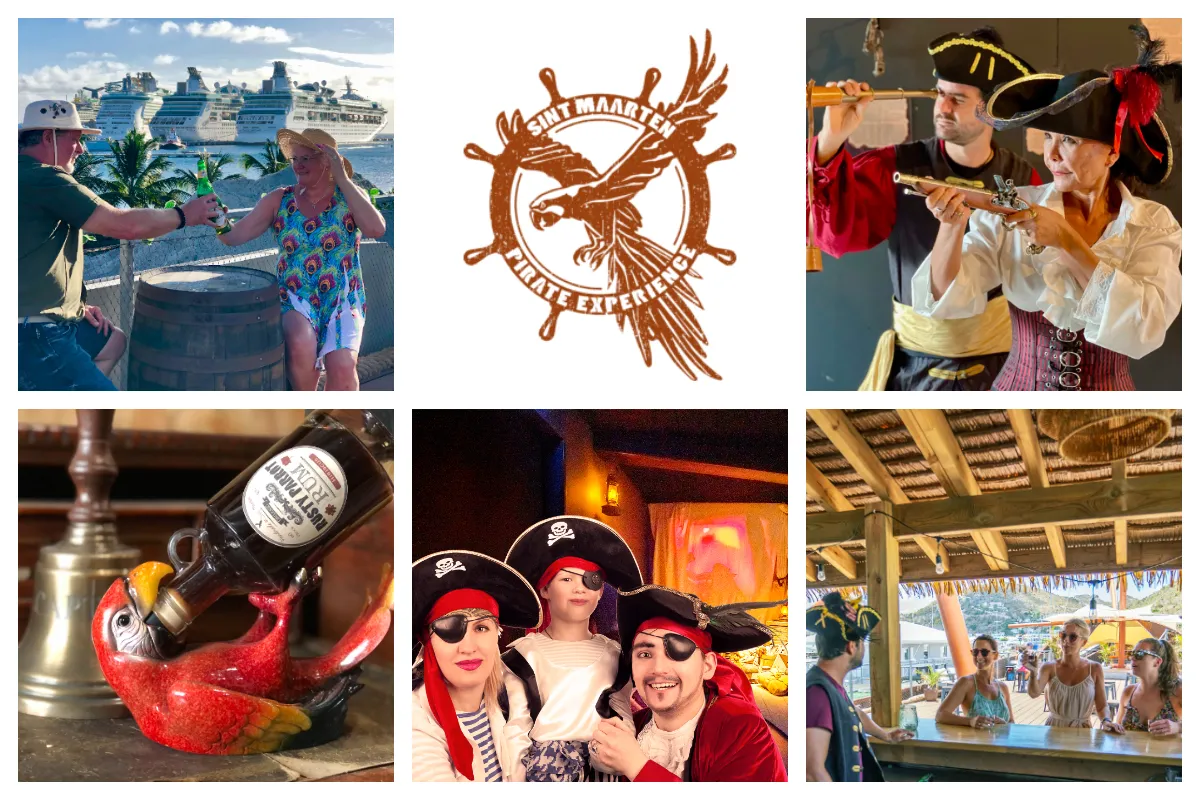 The Rusty Parrot Pirate Experience - Location Philipsburg St. Maarten - Best Family and Kids Activity