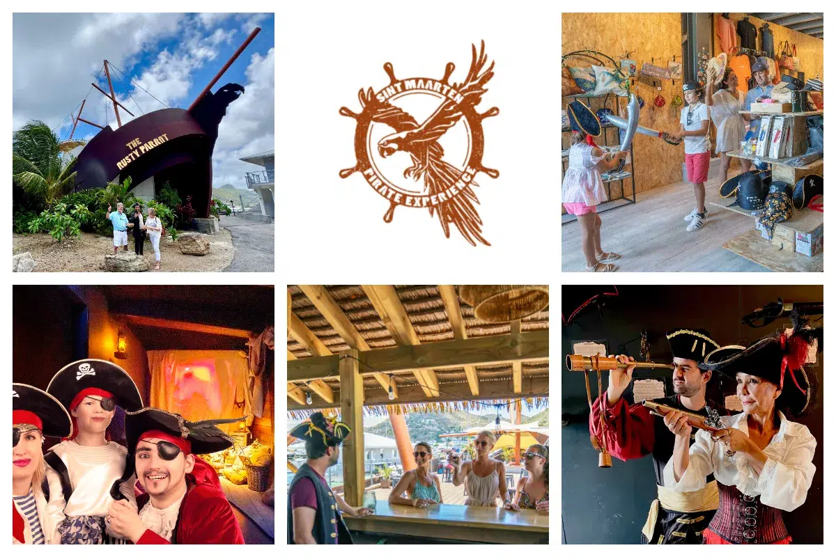 The Rusty Parrot Pirate Experience - Location Philipsburg St. Maarten - Best Family and Kids Activity