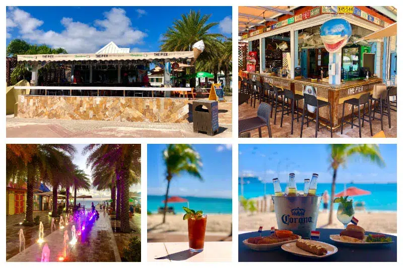 The Pier Beach Bar - Walter Plantz Square, Philipsburg, Boardwalk Bar, Dutch, Netherlands, Caribbean