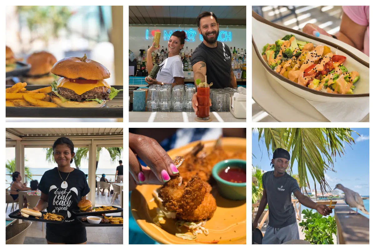 Tortuga Beach - Service with a Smile, Best Spot on Maho Beach