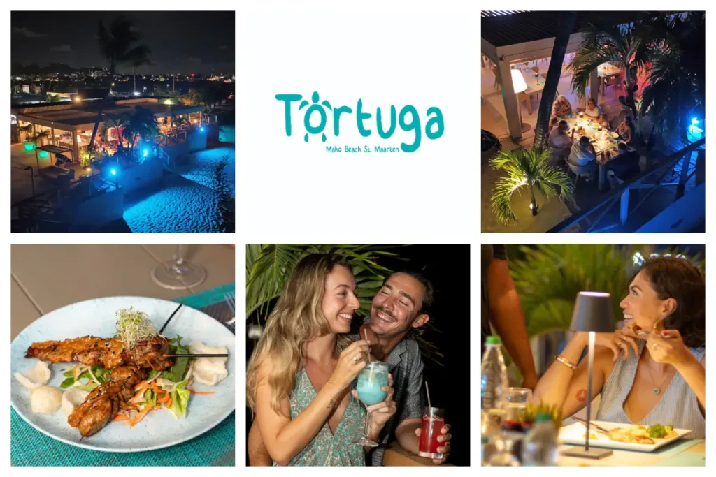 Tortuga Beach Bar & Restaurant - Maho Beach, Planespotting, Sunset View, Ocean view Dining I