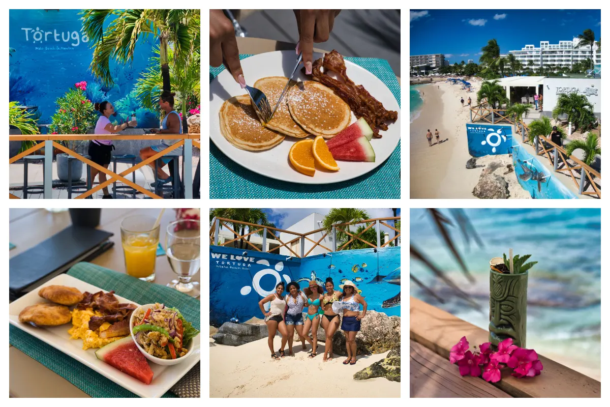 Tortuga Maho Beach - Breakfast while planespotting - Plane Landing Spot