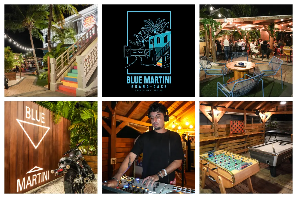 Blue Martini - Nightlife French Side - Party in St. Martin - Grand Case - The Original - Old House - Live Music