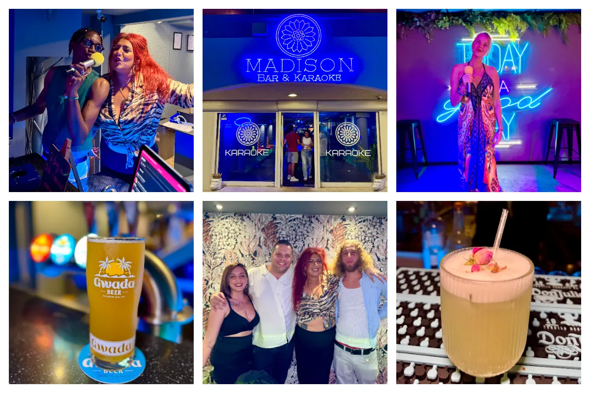 Madison Bar & Karaoke Maho Village-ben - Éjszakai élet Tánc és éneklés biliárdjátékokkal