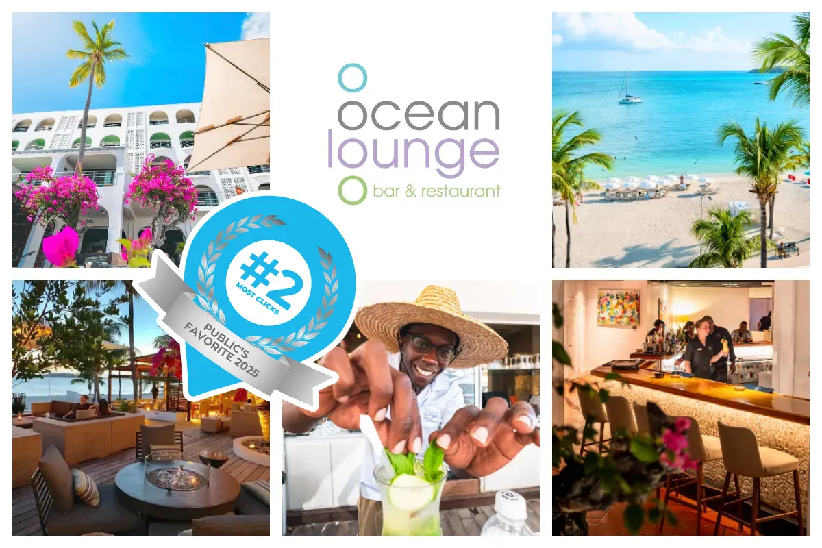 Ocean Lounge Bar and Restaurant Day - Beach Chairs, Moet Champagne at Holland House Beach Hotel
