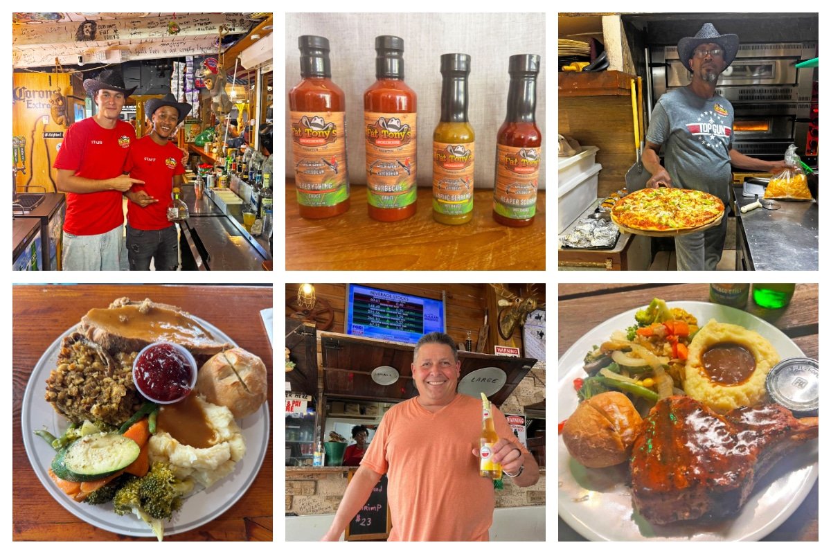 Fat Tony's Smokehouse & Restaurant in Cupecoy, Sint Maarten, offering authentic American BBQ in a casual, open-air setting